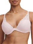 Passionata Women's Tief ausgeschnittener T-Shirt-BH, Brooklyn Bra, Porcelaine, P57010, 32 D