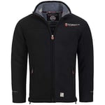 Geographical Norway UREKA HOMME VESTE POLAIRE CHAUD teddyfell doublure gr. S-XXXL - Noir, S