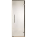 Desineo - Porte 70 x 190 cm pour Hammam opaque blanc cadre en aluminium verre 8mm sécurit