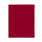 Essix - Housse de couette Royal Line Percale de Coton Rouge carmin 140 x 200 cm
