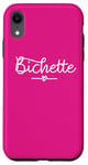 Coque pour iPhone XR Bichette surnom cadeau fille femme couple Saint-Valentin