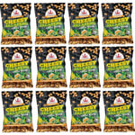 Poppamies Cheesy Jalapeno -chilipähkinät, 150g, 12-PACK