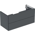 Geberit ONE 505.264.00.8 Kommode 105 x 47 cm, 2 skuffer Svart