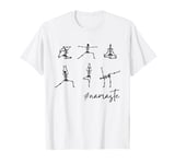 Funny Yoga Tee Skeleton Yoga Namaste for Men Women T-Shirt