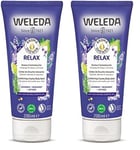 WELEDA - Aroma Shower Relax - Crème de douche relaxante pour nettoyer la peau en douceur - Formule 100% d'origine naturelle - Tous types de peaux - NATRUE* - Vegan*** - 200ml (Lot de 2)