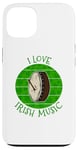 Coque pour iPhone 13 Bodhran de la Saint-Patrick, musique irlandaise