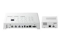 NEC HDBaseT Switcher/Receiver NP01SW2 - video/lyd/USB/nettverksutvider - HDBaseT