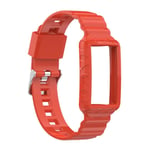 Fitbit Charge 5 / 4 / 3 integrerat TPU-skal + klockarmband - Orange Orange