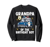 Grandpa Of The Birthday Boy Police Car Policeman Officer Cop Sweatshirt