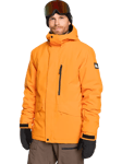 Quiksilver Mission Solid Snow Jacket, Orange Pepper