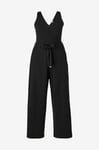 Tommy Hilfiger Curve - Jumpsuit Crv Smooth Lines One Piece Polo - Svart