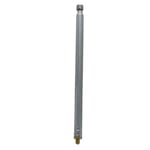 13.6" 345mm FM Radio  Telescopic Whip Antenna Aerial Silver Tone O1B52777