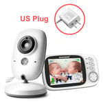 VB603 Video Baby Monitor 2.4G Wireless with 3.2 Inches LCD 2 Way Audio Talk Nigh