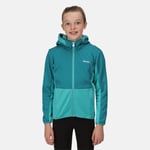 Regatta Kids' Highton Full Zip Fleece Enamel Turquoise, Size: 5-6 Years - Sale