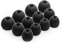 12 X Écouteurs En Silicone Embouts D'Oreilles Pour Sennheiser Cx 3.00 Cx 5.00 Cx 6.00 Cx 7.00 Casque Écouteurs En Noir[QUE070288]