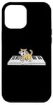 Coque pour iPhone 12 Pro Max Piano Chat Chaton Pianist Clavier