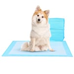 Lot de 100 Tapis de Dressage imperméables Super absorbants pour Chien et Chiot, Taille Extra Moyenne, 71,1 x 111,8 cm, Bleu