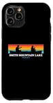 Coque pour iPhone 11 Pro Smith Mountain Lake Virginia Canoë