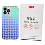 Tech21 Case For iPhone 13 Pro Max Protective Cover Evo Art Ombre Houndstooth