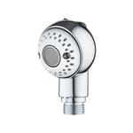 Pommeau de douche bain bébé, petit robinet de douche enfant, 2 modes de réglage, argent - Ahlsen