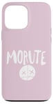 Coque pour iPhone 13 Pro Max Morute Esthétique Poupée effrayante + Adorable Horreur Goth Croix