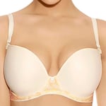 Freya Deco Bra Shape Ivory 32B Strapless Moulded Padded Multiway Contour 1464