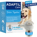 Adaptil Calm - Diffuseur et recharge anti-stress pour chiens - Action naturel - 30 jours - Sans somnolence - Fabriqué en France