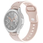 Samsung Galaxy Watch 4 (44mm) / (40mm) klockarmband i silikon - Rosa Rosa