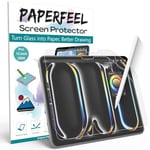 [2 Pack] Paperfeel Screen Protector for iPad Pro 13 Inch 2024 M4 Model, Matte PET Paper Film Compatible with Apple Pencil Drawing, Writing, Anti Glare, Anti Fingerprint, Anti Scratch,Easy Installation