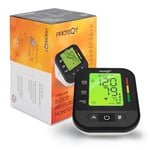 Proteqt Arm Blood Pressure Monitor: Dual User, Approved NHS UK Blood Pressure Monitors, Large 4-Color LCD & Adjustable Cuff, Irregular Heartbeat Detection