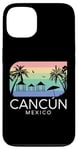 Coque pour iPhone 13 Cancun Mexico - Vacances d'été rétro mexicaines