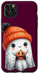 Coque pour iPhone 11 Pro Max Ghost Halloween Spooky Boo Automne Halloween Fantôme mignon