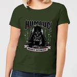 Star Wars Darth Vader Humbug Women's Christmas T-Shirt - Forest Green - XXL - Forest Green