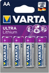 Varta Ultra Lithium AA/LR6 - 4-pack