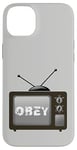 Coque pour iPhone 14 Plus Obey Écran de télévision média de masse Contrôle psychologique