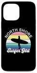 Coque pour iPhone 13 Pro Max Surfer Girl North Shore Hawaii Hawaii Surf Beach