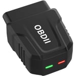 Scanner OBD2 V011, outil de diagnostic automobile, compatible avec iOS et Android, Bluetooth 5.4, effacement de codes d'erreur, réinitialisation de