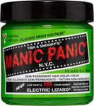 Manic Panic High Voltage Classic Cream Formula, Electric Lizard, 118 ml Green