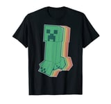 Minecraft Creeper Repeat Retro Poster T-Shirt