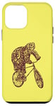 Coque pour iPhone 12 mini Vélo Tortue Drôle Biker Reptile Vélo Cool Bike