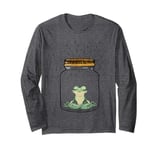 Weather Rain Drops Frog Frogs Nature Long Sleeve T-Shirt