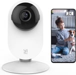 YI Pro 2K Indoor Camera, 2.4GHz WiFi Security Camera, CCTV Pet Camera, Night SD