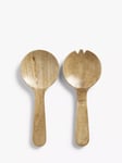 John Lewis Salad Servers, FSC-Certified (Mango Wood), Natural