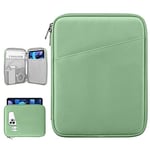 Dadanism 9-11 Pouces Tablette Housse Pochette pour iPad Air 11" 2024, iPad 9/8/7e Gén 10,2, iPad Pro 11 M4 M2 2024-2018, iPad Air 5/4 10,9, iPad 10e Gén 10,9, Galaxy Tab A8/A9+/S9 FE, Vert Foncé