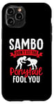 iPhone 11 Pro Sambo Girl Female Wrestler Training Sambo Wrestling Case