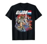 G.I. Joe Retro Group Shot American Hero Fade Logo T-Shirt