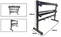 Râtelier Support Rack Porte Haltères Disques Poids Salle De Sport Exposant DFH