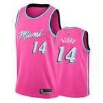 NBNB Chaleur n ° 14 Maillots de Basket-Ball de Herro pour Hommes, Maille Swing T-Shirt sans Manches sèche Rapide, Gilet de Performance de Basketball pour la Formation de Pink-XXL