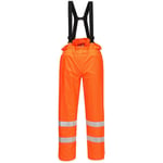 Portwest - Pantalon Bizflame Rain non doublé Hi-Vis Antistatique fr couleur : Orange taille xxxl