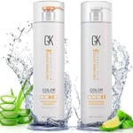 GK HAIR Global Keratin Moisturizing Shampoo and Conditioner Sets (33.8 Fl Oz/1000ml) for Color Treated Hair - Daily Use Cleansing Dry to Normal Sulfate Paraben-Free - All Hair Types for Men and Women